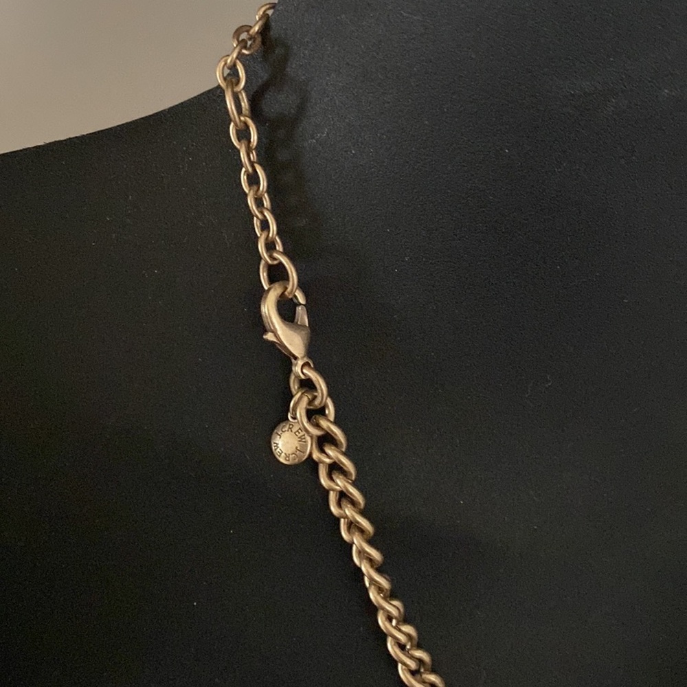 J.Crew Tortoise Shell And Gem Statement Necklace - image 2